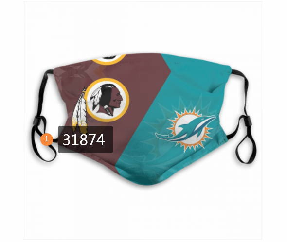 NFL Miami Dolphins 782020 Dust mask with filter